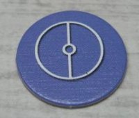 LEGO part BIONICLE Quest for Makuta: Adventure Game - Jeton, Key Token 2 00747token08
