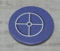 LEGO part BIONICLE Quest for Makuta: Adventure Game - Token, Key Token 4 00747token10