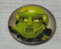 LEGO part BIONICLE Quest for Makuta: Adventure Game - Token, Turaga Matau (00747token31)
