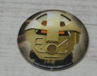 LEGO onderdeel BIONICLE Quest for Makuta: Adventure Game - Jeton, Turaga Onewa 00747token34