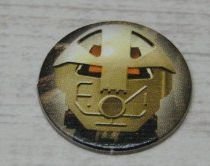 LEGO onderdeel BIONICLE Quest for Makuta: Adventure Game - Jeton, Turaga Onewa (00747token34)