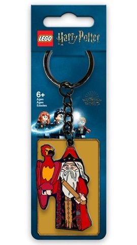 LEGO part Metal Key Chain, Albus Dumbledore (53278)