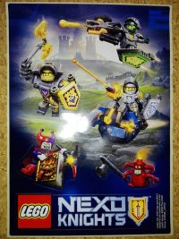 LEGO part Sticker Sheet, Nexo Knights, Battle Stickers, Sheet of 5 6149596-6157211