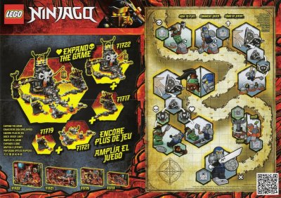 LEGO part NINJAGO Skull Dungeons Game Board (6325698)