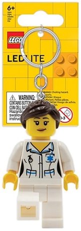 LEGO part LED Key Light Nurse Key Chain (LEDLITE) (LGL-KE186H)