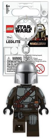 LEGO part LED Key Light The Mandalorian / Din Djarin / 'Mando' Key Chain (LEDLITE) (LGL-KE187H)