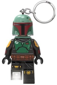 LEGO part LED Key Light Boba Fett (Repainted Beskar Armor) Key Chain (LEDLITE) (LGL-KE188H)