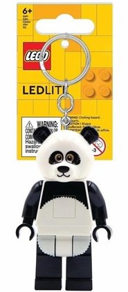 LEGO part LED Key Light Panda Guy Key Chain (LEDLITE) LGL-KE195H