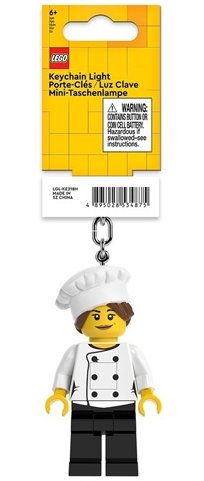 LEGO part LED Key Light Gourmet Chef Key Chain (LEDLITE) (LGL-KE218H)