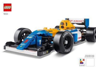 LEGO part Williams Racing FW14B & Nigel Mansell (10353-1)