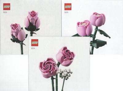 LEGO part Bouquet of Pink Roses (10374-1)