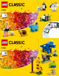 LEGO part Ladrillos y Animales 11011-1