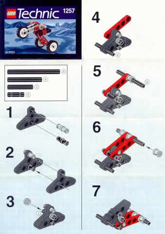 LEGO part Dreirad (1257-1)