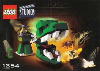 LEGO part Tête Dino Attack (1354-1)