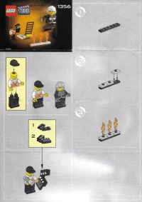 LEGO part Catapulte Cascadeur 1356-1