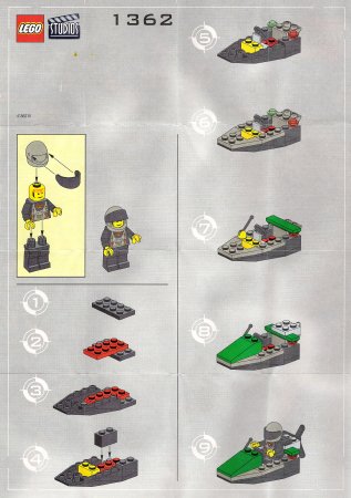 LEGO part Bateau-Mouche (1362-1)