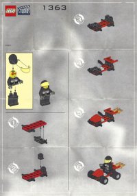 LEGO part Kart de Cascade 1363-1
