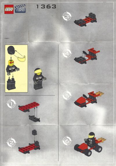 LEGO part Triciclo Acrobatico (1363-1)