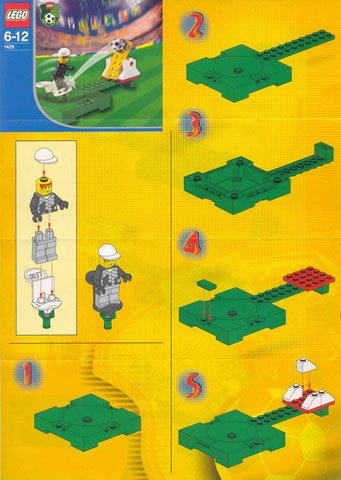 LEGO part Petit Ensemble Soccer 2 (Version Kabaya) (1429-1)