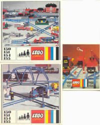 LEGO part Binario Dritto 150-1