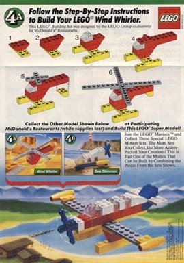 LEGO part Motion 4A, Wind Whirler Polybeutel (1644-1)