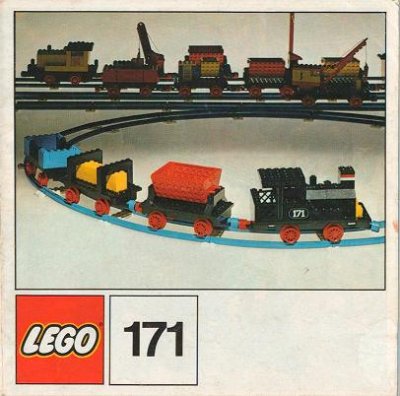 LEGO part Complete Train Set Without Motor (171-1)