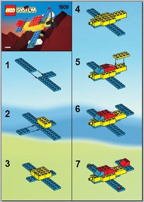 LEGO part Avion Promotionnel Condor polybag (1809-1)