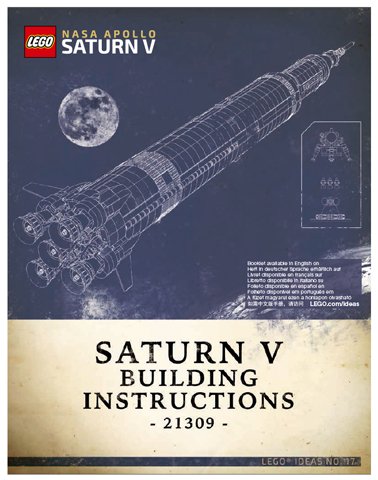 LEGO part NASA Apollo Saturn V (21309-1)