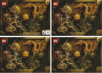 LEGO part Dungeons & Dragons: Red Dragon's Tale (21348-1)
