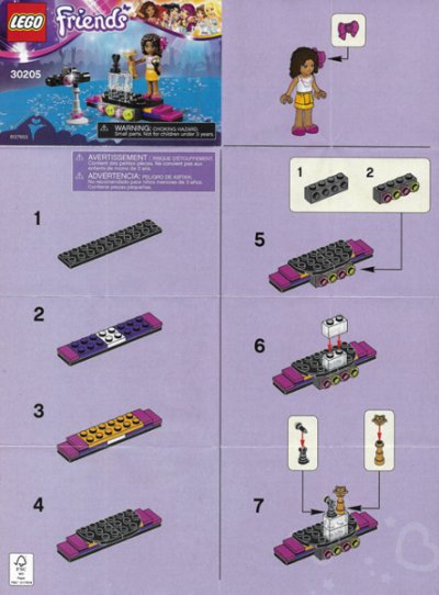 LEGO part Pop Star Red Carpet polybag (30205-1)