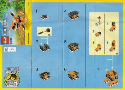 LEGO onderdeel Tijger polybag (30285-1)