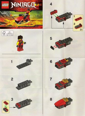 LEGO part Kai Drifter polybag (30293-1)
