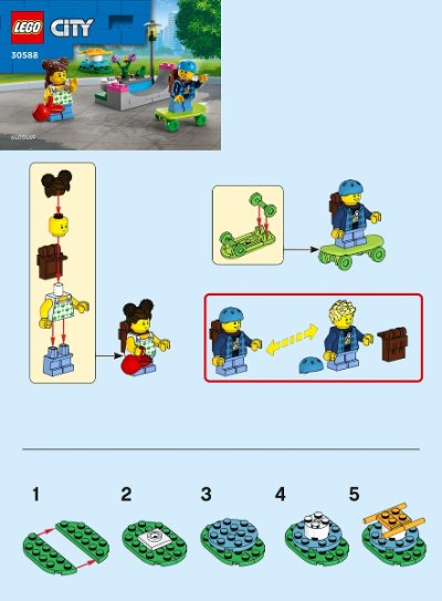 LEGO part Polybag Parco Giochi Bambini (30588-1)