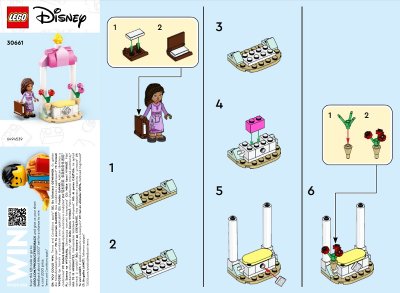 LEGO part Sacchetto di plastica Asha's Welcome Booth (30661-1)