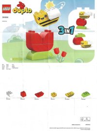 LEGO part Sachet papier Ma première fleur et abeille 30686-1