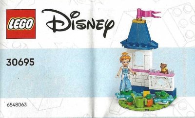 LEGO part Cinderellas Miniatur Gartenschloss Papiertüte (30695-1)