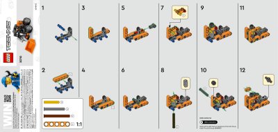 LEGO part Bolsa de papel Skid-Steer Loader (30710-1)