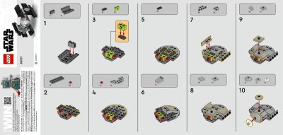 LEGO part TIE Advanced - Mini paper bag (30727-1)