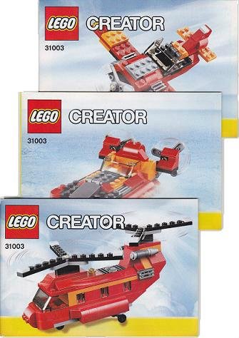 LEGO part Rote Rotoren (31003-1)