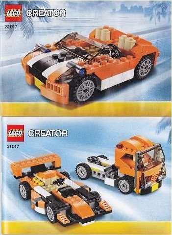 LEGO part Sonnenuntergang-Speeder (31017-1)