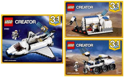 LEGO onderdeel Space Shuttle Explorer (31066-1)