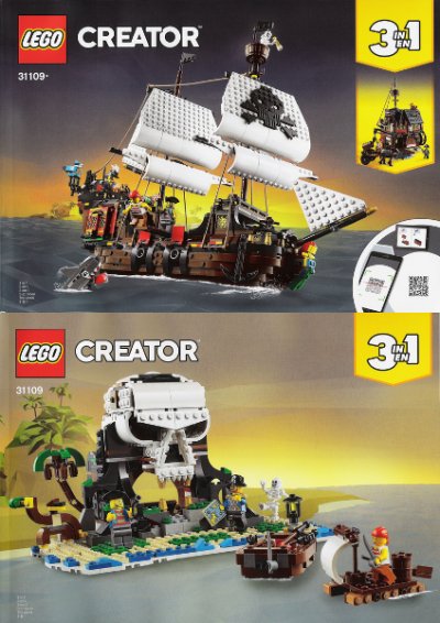 LEGO part Piraten Schiff (31109-1)