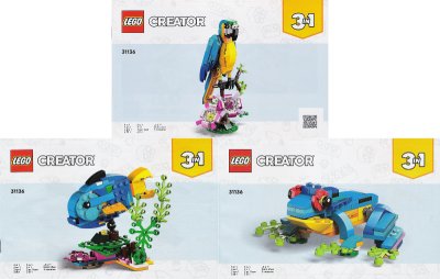 LEGO part Exotic Parrot (31136-1)
