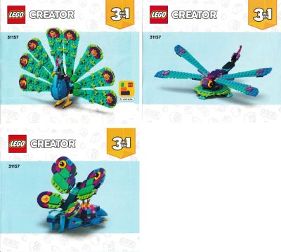 LEGO part Pavone Esotico (31157-1)