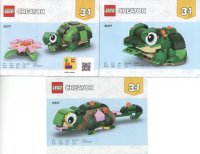 LEGO part Tartaruga con una Ninfea 31377-1