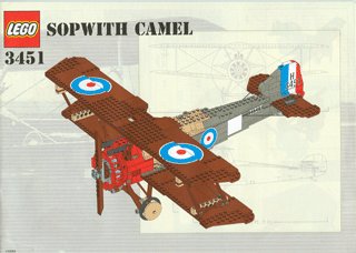 LEGO part Sopwith Camel (3451-1)