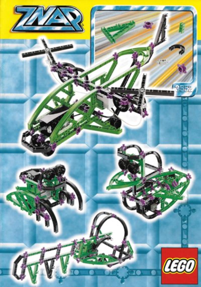 LEGO part Sous-marin Volant avec moteur (3552-1)