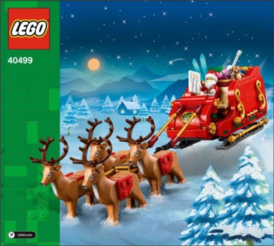 LEGO part Santa's Sleigh (40499-1)