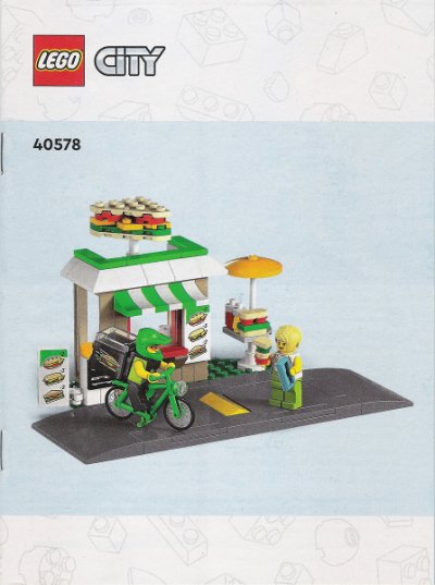 LEGO part Sandwich Shop (40578-1)