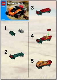 LEGO part Orange Racer polybag 4310-1
